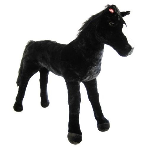 cheval porteur peluche