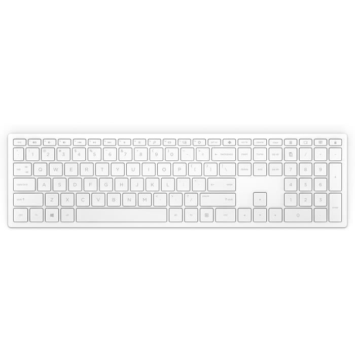 HP Clavier sans fil 600 pour Pavilion Standard Sans fil RF sans fil Clavier mécanique Blanc