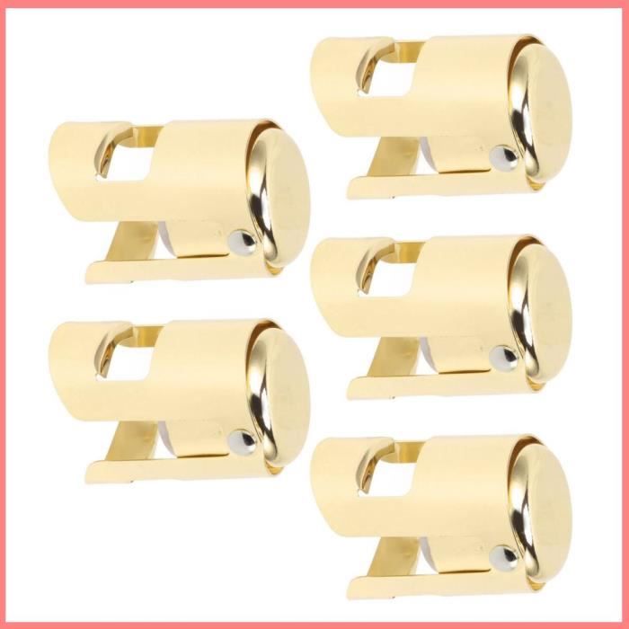 Lot De 2 Bouchons De Champagne En Acier Inoxydable – Anti-fuites, Réutilisables, Conservation Parfaite
