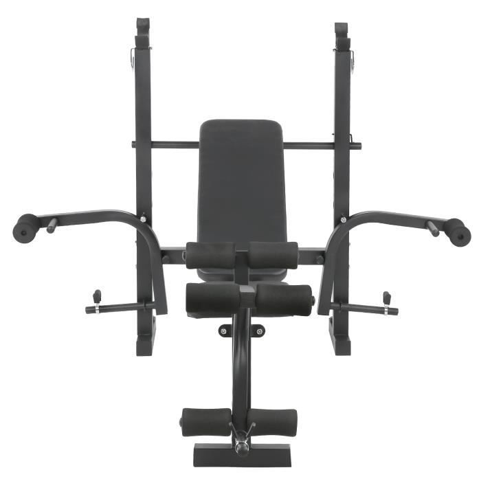 Dilwe Banc de musculation de fitness Banc d'Haltérophilie de Fitness