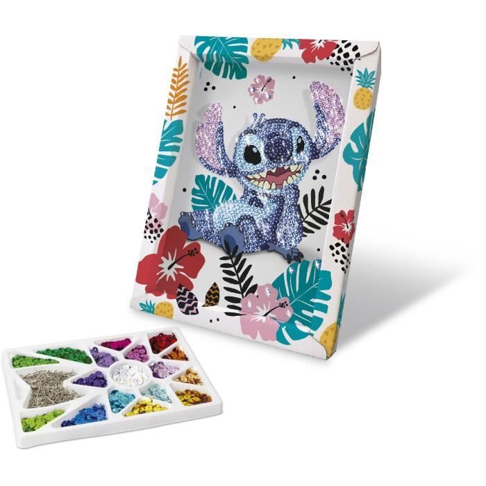Kit Créatif LANSAY 20327 – Collection Sequins Stitch, Tableau Scintillant avec Épingles - vue 2