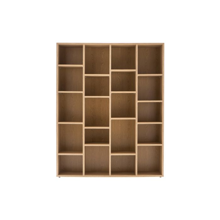 Miliboo - Bibliothèque design finition bois clair chêne L149 cm RYTHM