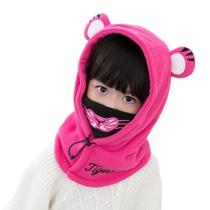 Bonnet Bebe Fille Garcon Cache Cou Cagoule Deguisement Animaux Tigre Hiver Mignon Rose Rouge Cdiscount Pret A Porter