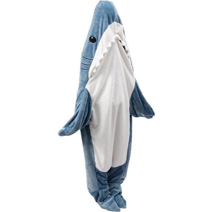 Pyjama une pièce requin -Unisexe - Adulte - Costume Vêtement de nuit pour  homme et femme（Bleu） Bleu - Cdiscount Prêt-à-Porter