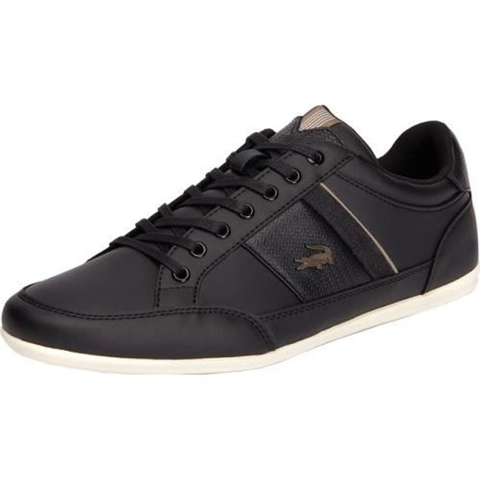 basket femme lacoste noir