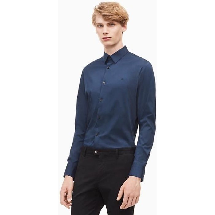 Chemise Orvis Homme Taille M (Big) à Carreaux Bleus Manches Longues - Modèle Trout Bum
