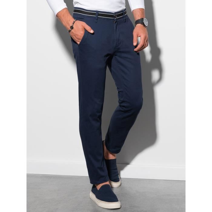 Pantalon chino de travail bleu marine pour homme - ROBUR