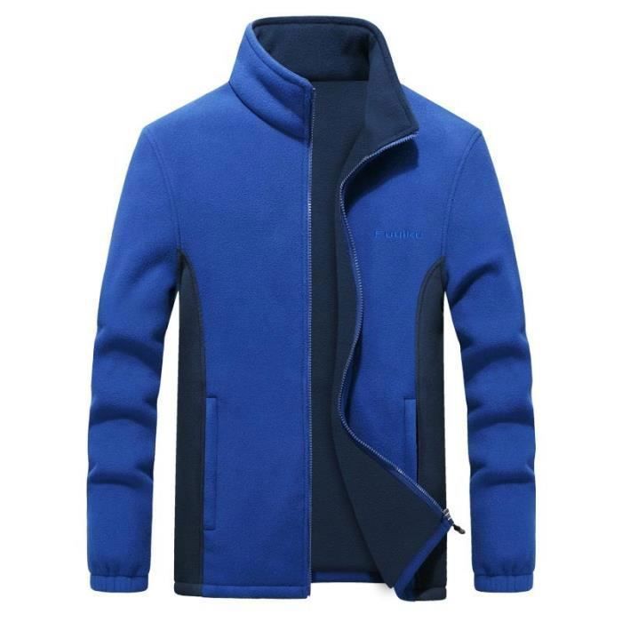Manteaux, vestes et gilet marron avec fermeture éclair pour homme