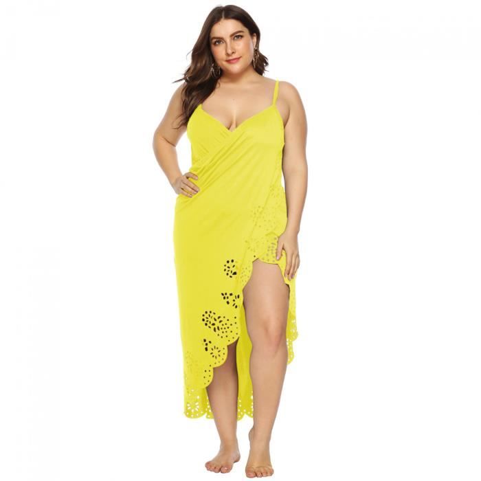 Bsubseach Maillot De Bain Femme Coverup Crochet Beachwear - Top Vacances