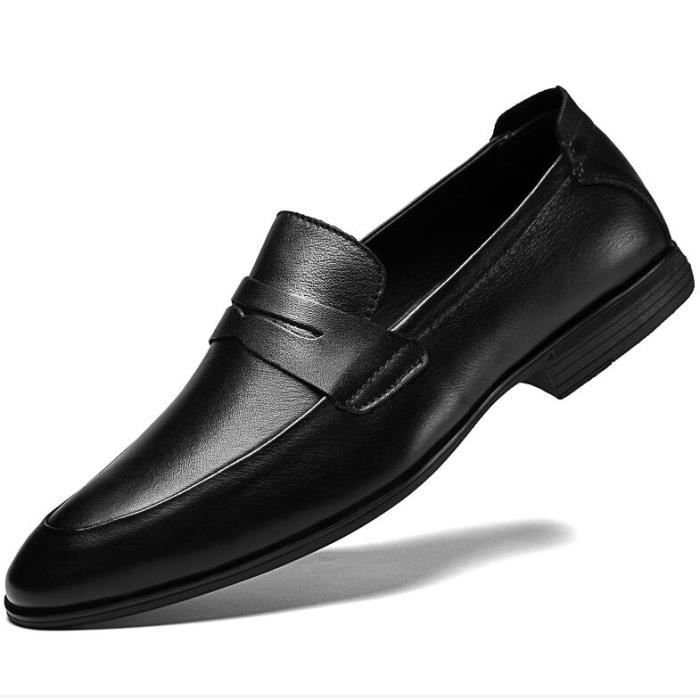Chaussure Homme en Cuir PU Derby Business Classic pour Mariage Grande Taille Noir Noir Cdiscount Chaussures