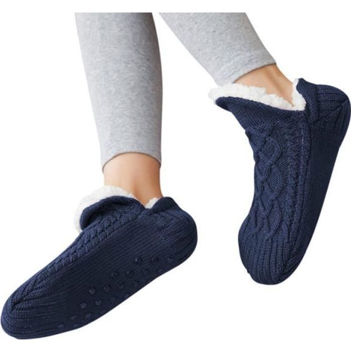 Chausson Chaussette Marque Antid rapantes Hiver Chaud Douce