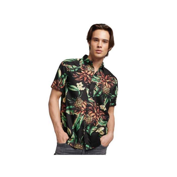 Superdry Pour des hommes Chemise hawaienne vintage a manches courtes Multicolore