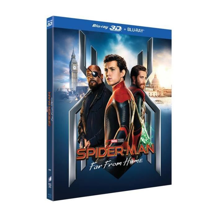 Spider Man Far From Home 3d Blu Spider-Man : Far From Home [Combo Blu-Ray, Blu-Ray 3D] - Cdiscount DVD