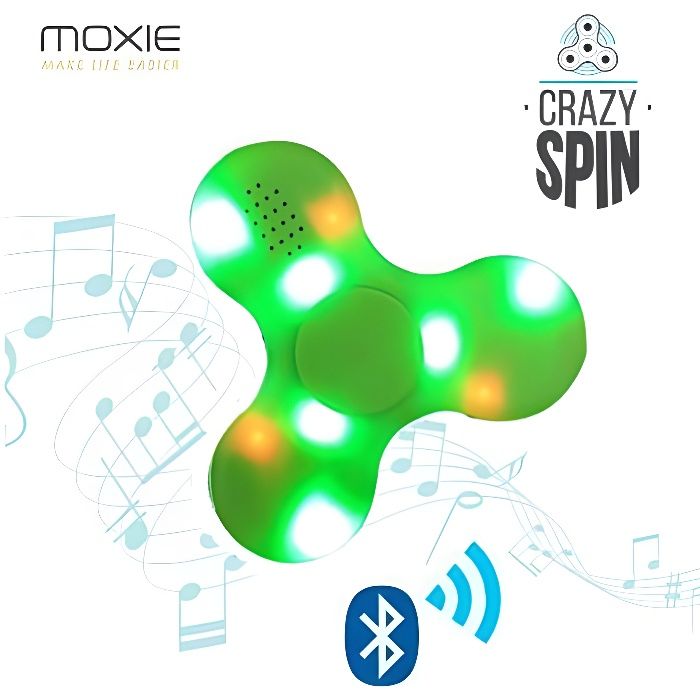 Jouet anti-stress - NO NAME - Fidget Spinner lumineux avec musique  Bluetooth - Vert - Cdiscount Jeux - Jouets