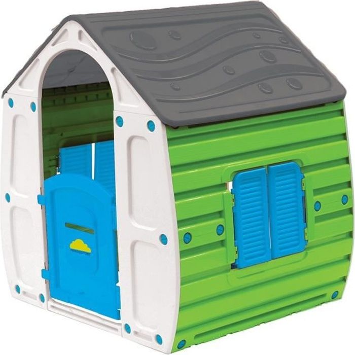 Maison de jeu dété PARADISO TOYS - Vert/Gris/Bleu - Enfant - 102x90x109cm