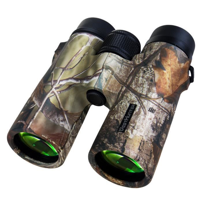 NOCOEX Jumelles 10x42 Compactes Prisme Roof - Sac + Sangle - Observation Oiseaux Et Voyages