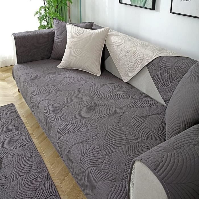 BOLUXIU Housse de canapé, Housse de canapé Extensible d’Angle Housse de
