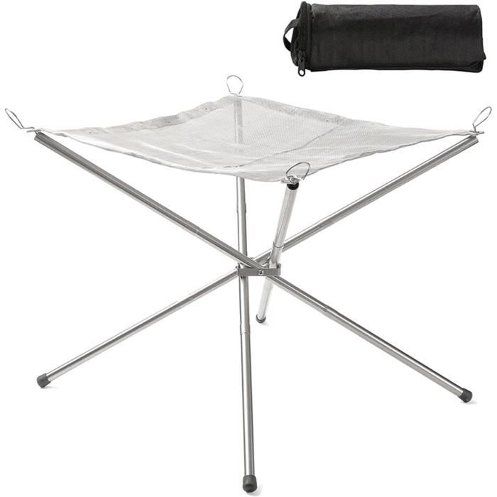 Rayeeley Bushcraft Lot de 2 grilles de camping en maille d'acier