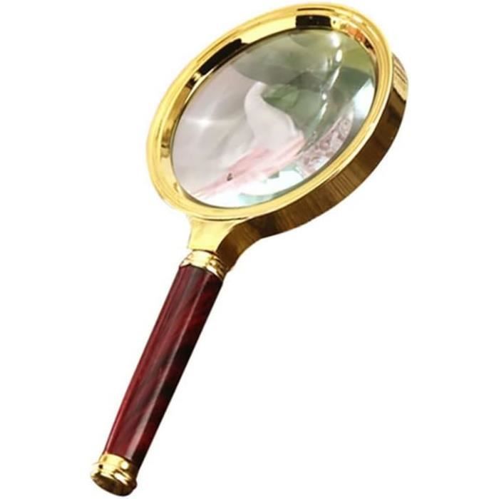 Loupe De Lecture Authentic Models Rococo Silver – Laiton Et Verre, AC114
