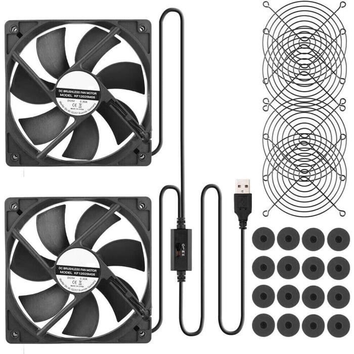 50 Vis Pour Ventilateur Boîtier PC 30mm - Kit Réparation Ordinateur Portable Noir