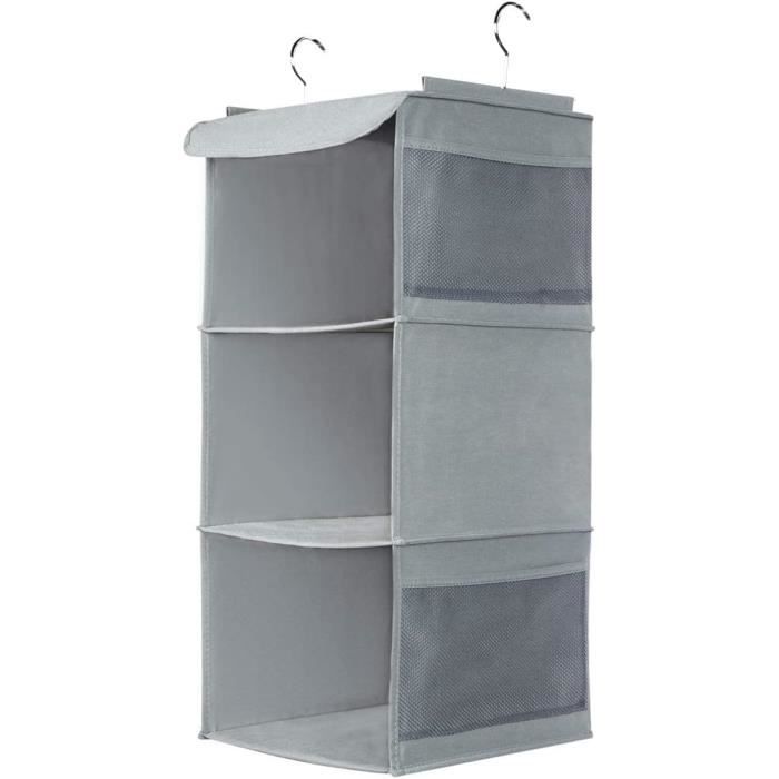 Organisateur D'armoire Suspendu Bo-Camp Westlawn - 4 Compartiments, Pratique Pour Rangement