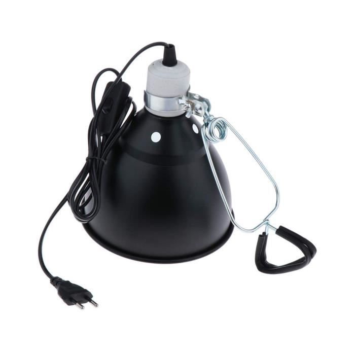 Comparer les prix de VGEBY Lampe Chauffante pour Reptile 300W, Support ampoule à vis E27, Protection Terrarium