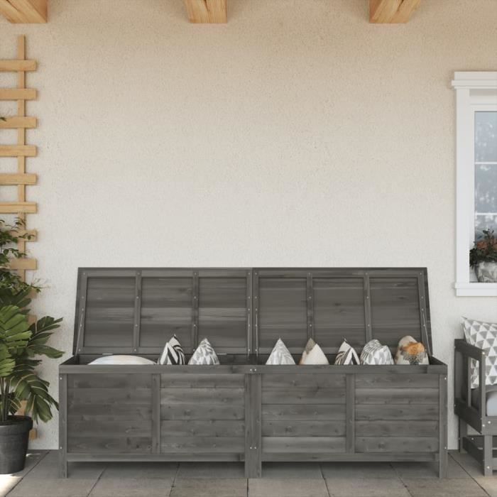 vidaXL Boîte de Rangement de Jardin Coffre de Stockage Outils de Jardinage Organisateur de Terrasse Patio Arrière cour 46272 - vue 6