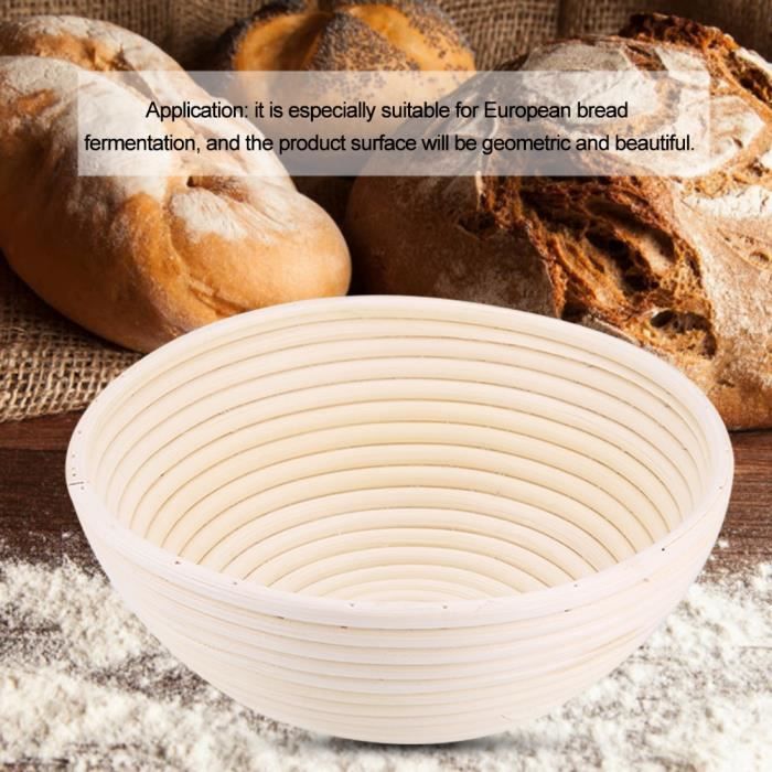 Lot De 2 Bannetons Baguette 38 Cm En Rotin Naturel + Doublure Lin – Parfait Pour Pain Maison Croustillant