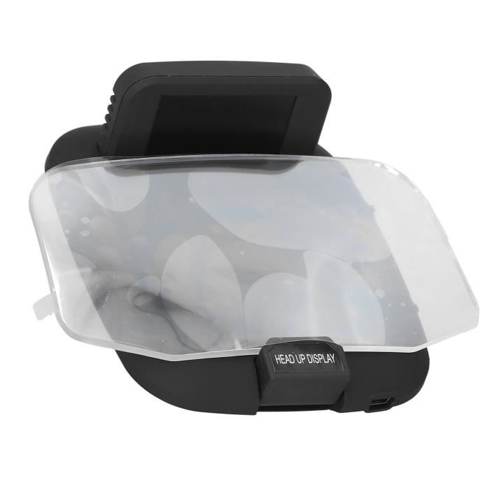 Affichage tête haute Bluetooth Affichage Tête Haute 12V Affichage du Compteur de Vitesse GPS OBD2 avec Tapis