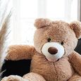 Banabear - Nounours Peluche géants de 100 à 340 cm !! Teddy Bear Ourson Ours Immense (100 cm beige)-1
