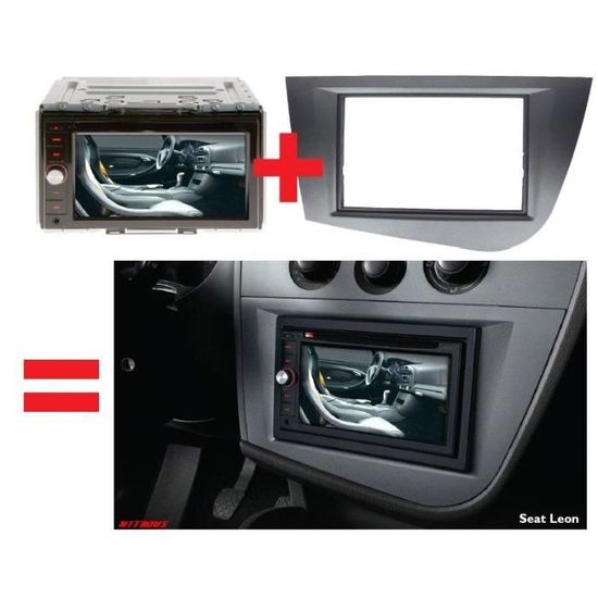 Acv Electronic Façade D'autoradio Double DIN Pour Opel Astra H, C/FBA