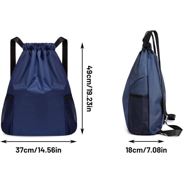 Anceky Sac à Dos à Cordon Fleuri – Léger Et Imperméable, Sac De Sport Et De Voyage Pour Hommes Et Femmes (Polyester)