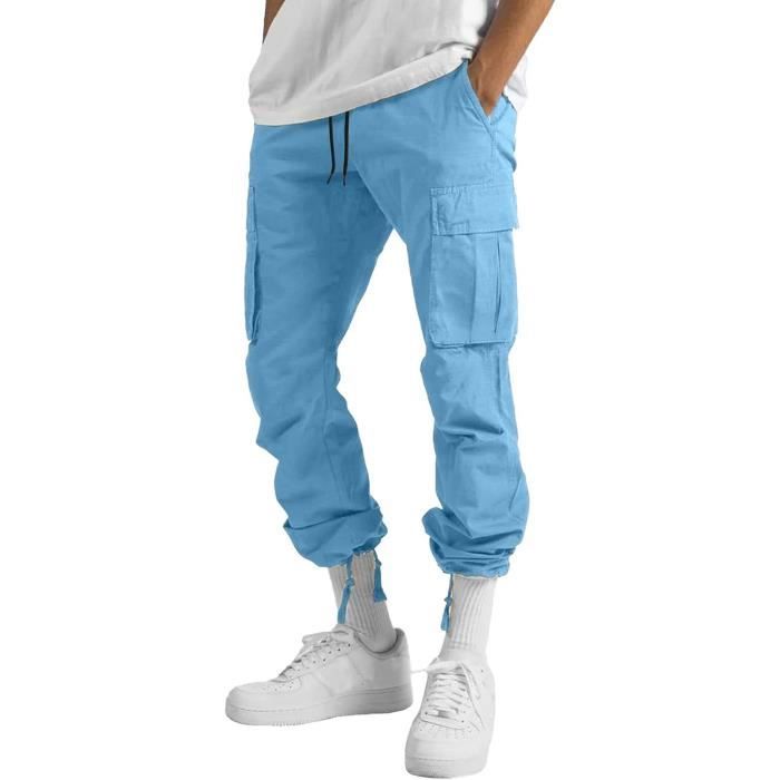 Pantalons Cargo ORANDESIGNE en Bleu : dès 12,99 €+