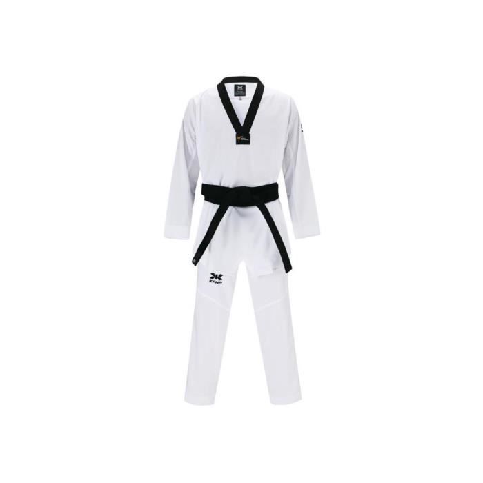 KPNP Dobok taekwondo col noir AUTHENTIC homologu WT Cdiscount