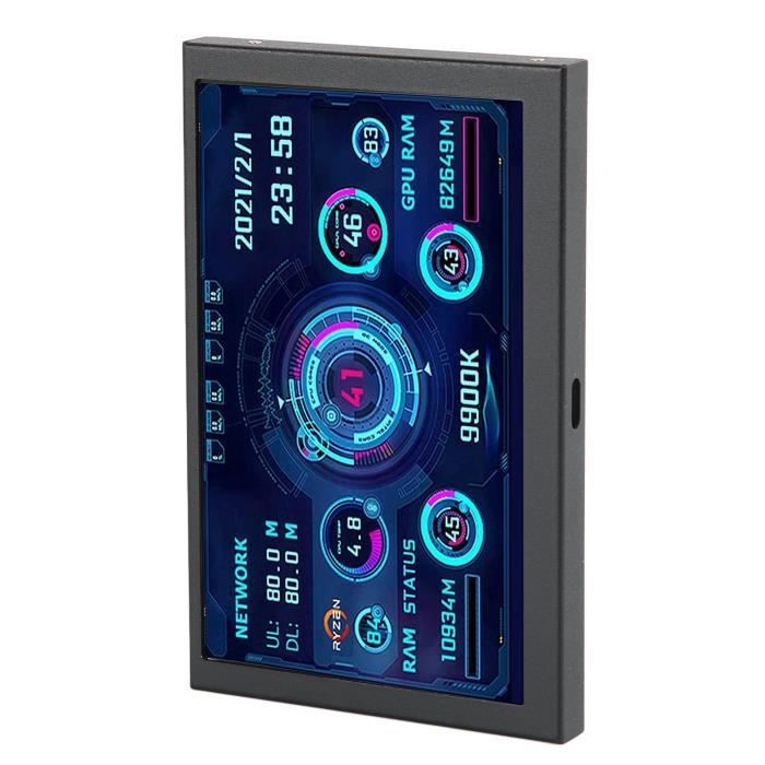 Mini Ecran Usb LAM-5 pouces IPS USB mini écran AIDA64 panneau de capteur PC moniteur ...