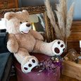 Banabear - Nounours Peluche géants de 100 à 340 cm !! Teddy Bear Ourson Ours Immense (100 cm beige)-2
