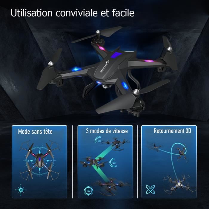 Irdrone Drone sky vision réalité virtuelle avec casque pas cher 