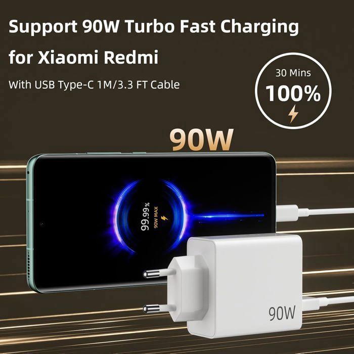 Câble De Charge USB C 120 W Pour Xiaomi 15 15Pro 15Ultra 14T 14T Pro