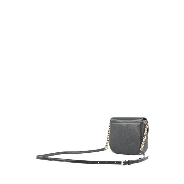 MICHAEL KORS HALF DOME CROSSBODY BLACK 001 Cdiscount Bagagerie Maroquinerie