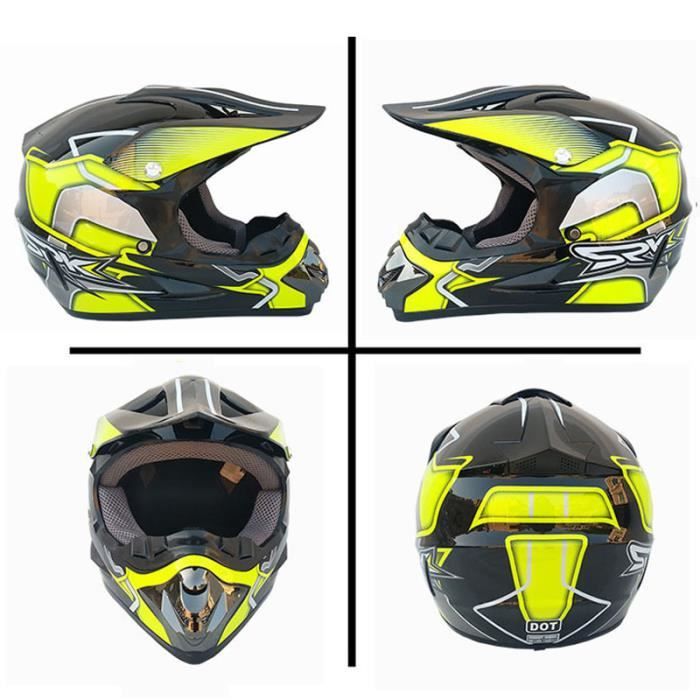 Casque Moto Modulable ECE/DOT - Double Visière, Aérodynamique, Doublure Amovible