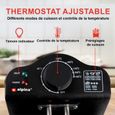 Friteuse électrique - ALPINA - Cuve 3L - Thermostat réglable 190°C - Acier inoxydable-3