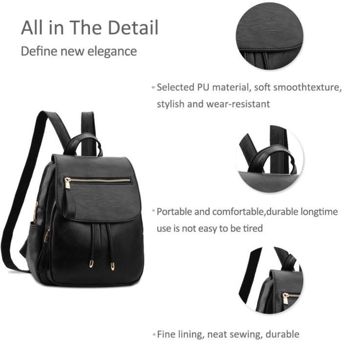 Sac à dos California en cuir marron | En stock! | Lucleon