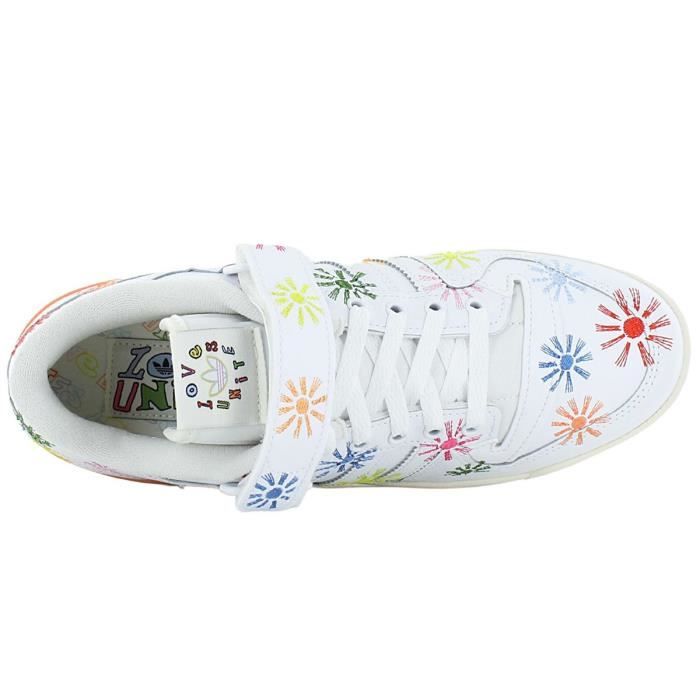 Adidas Forum Low W - Pride Love Unites - Femmes Sneakers Baskets Chaussures  Blanc GW2416 Blanc - Cdiscount Chaussures