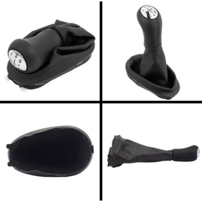 Pommeau De Levier De Vitesse + Soufflet Pour Renault Clio 3 (5 Vitesses) - Neuf