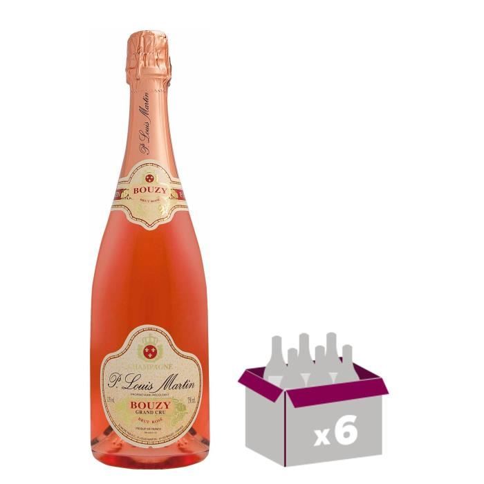 GH MARTEL Paul Louis Martin Champagne - Rosé - 75 cl x 6