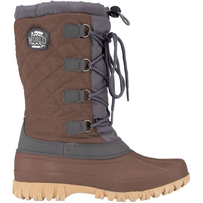 WINTER-GRIP Bottes après ski - Femme - Marron