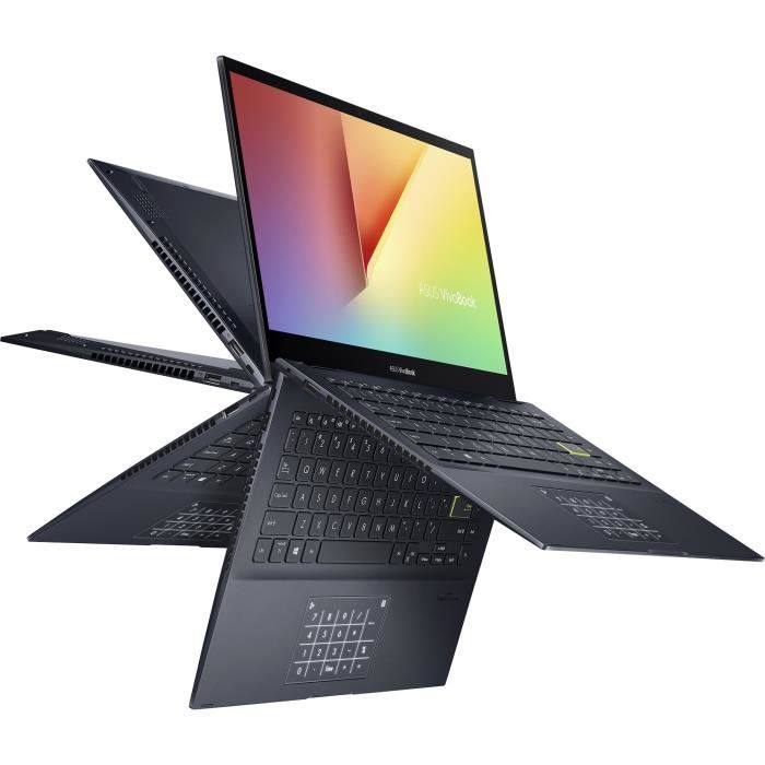 Vente PC Portable ASUS PC portable Vivobook Flip Tactile TM420IA-EC027T 14'' HD - Ryzen 5-4500U - NumPad - RAM 8Go - Stockage 512Go SSD - Windows 10 pas cher Vente PC Portable ASUS PC portable Vivobook Flip Tactile TM420IA-EC027T 14'' HD - Ryzen 5-4500U - NumPad - RAM 8Go - Stockage 512Go SSD - Windows 10 pas cher