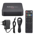 Smart TV Box WIFI TV Box Set-Top Box Lecteur multimédia HDMI pour MXQ-PRO-H3-1 + 8G 110-240V (prise UE) My16852-0