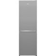Réfrigérateur combiné congélateur en bas - BEKO - RCSA366K40SN - Classe E - 343 L - 185,2 x 59,5 x 67 cm - Gris Acier-0
