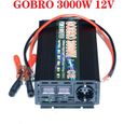 220V Onduleur Convertisseur 12V à 220V 3000W pur sinus ecran LCD-0